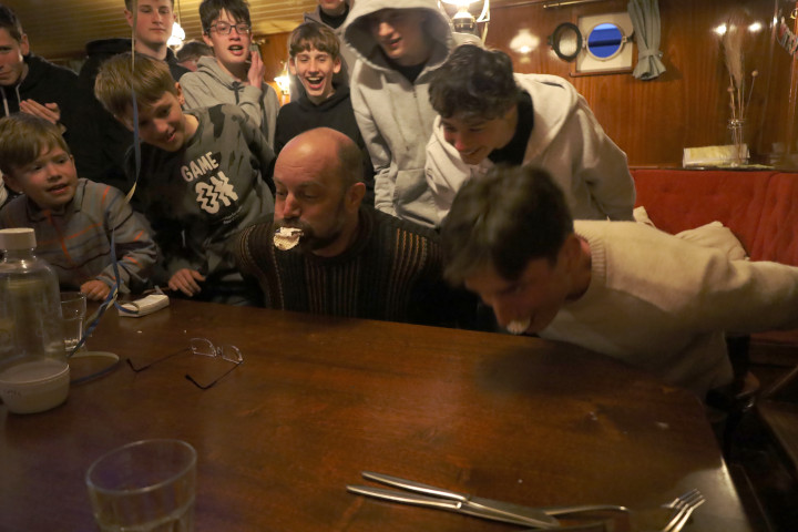 Schokokuss-Wettessen