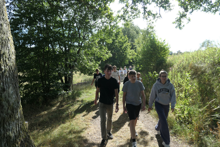 Gang zum See