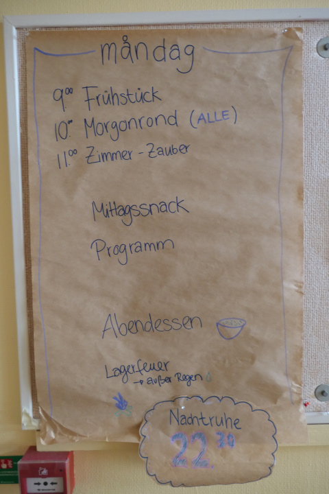 Tagesplan