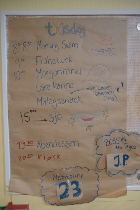 Tagesplan