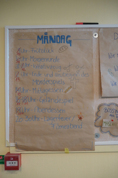 Tagesplan