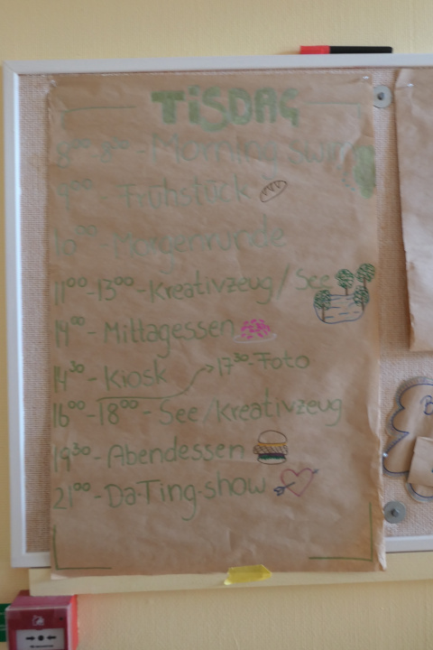 Tagesplan